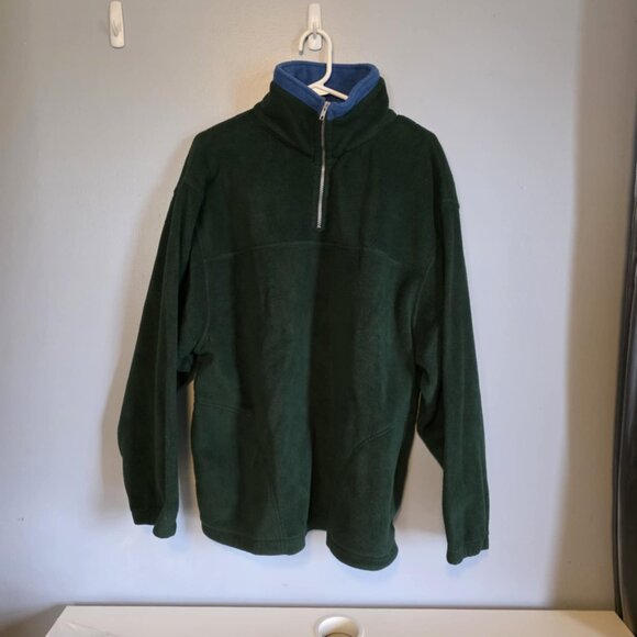 EUC Sno Tec Fleece 1/4 Zip - Green with hand pockets - Picture 6 of 6